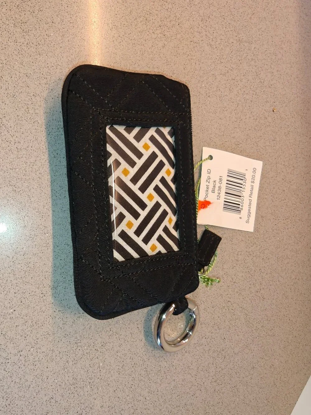 Vera Bradley Pocket Zip ID wallet